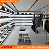Retail space saving custom acrylic shoes shelf commercial shoe rack display for boots