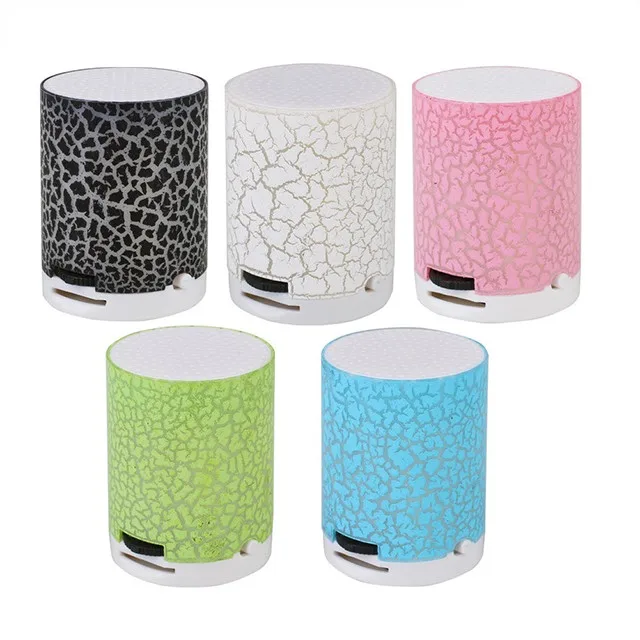 2017 LED Portable Mini Speakers Wireless Speaker With TF USB FM Radio - ANKUX.COM