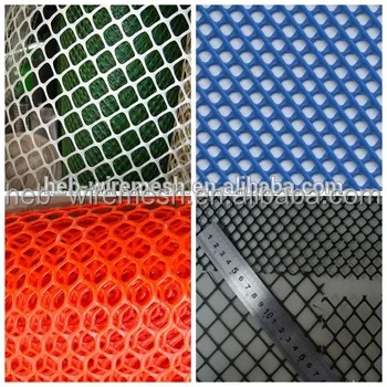 red plastic mesh fencing