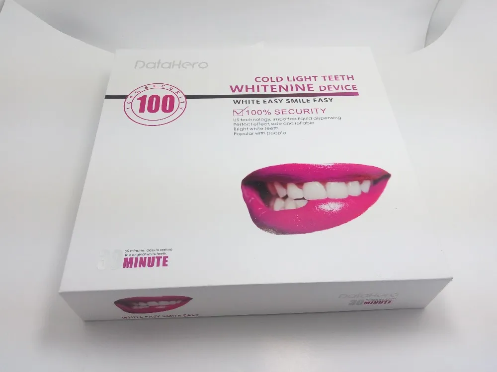 Wholesale home use teeth whitening kit non peroxide dental tools 6 led 