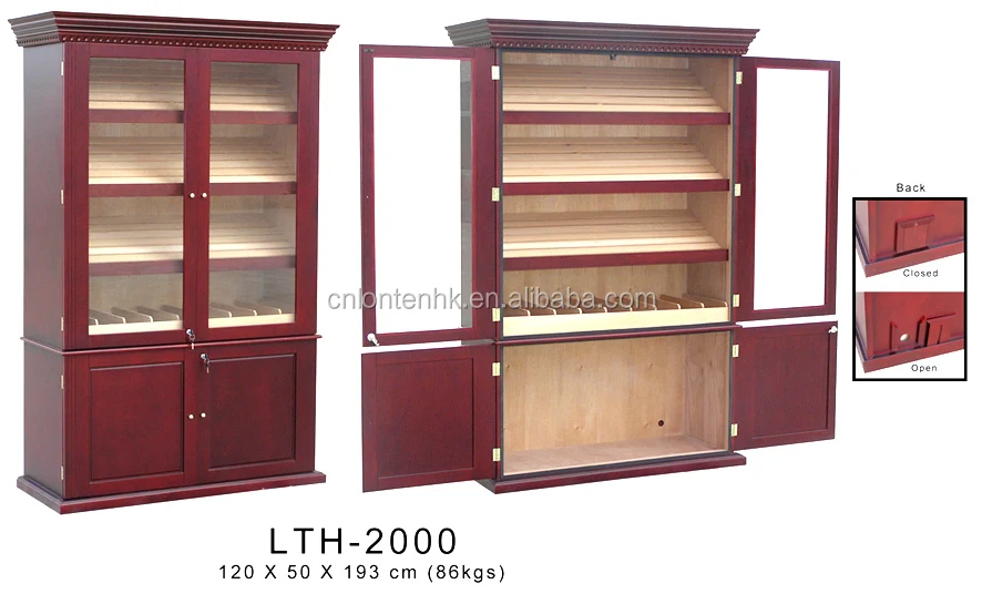 Made In China Custom Double Glassdoor Electrical Led Large Cigar