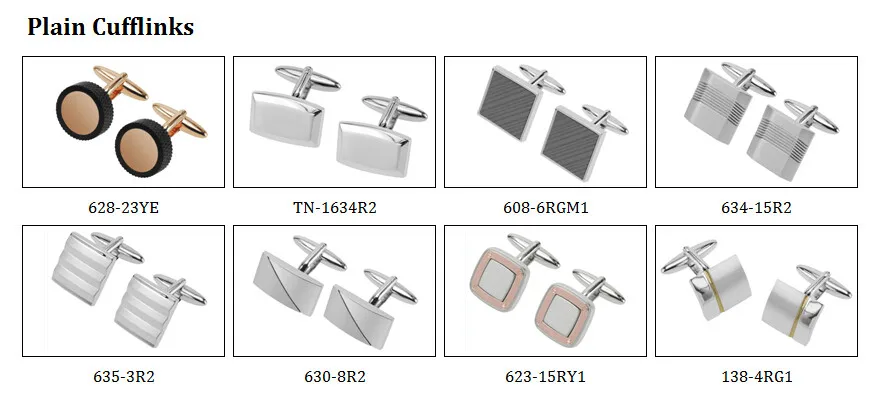 plain cufflinks 201601