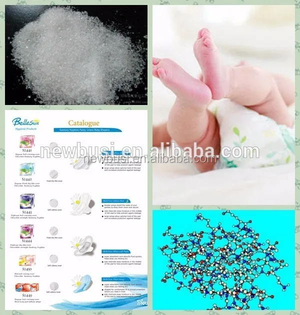 Super Absorbent Polymer for baby/training diaper SAP