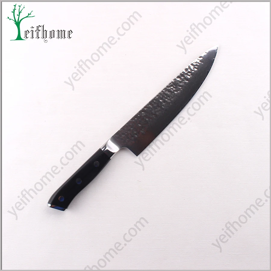 Amazon popular selling multi functional 3Cr14 damascus kitchen knife