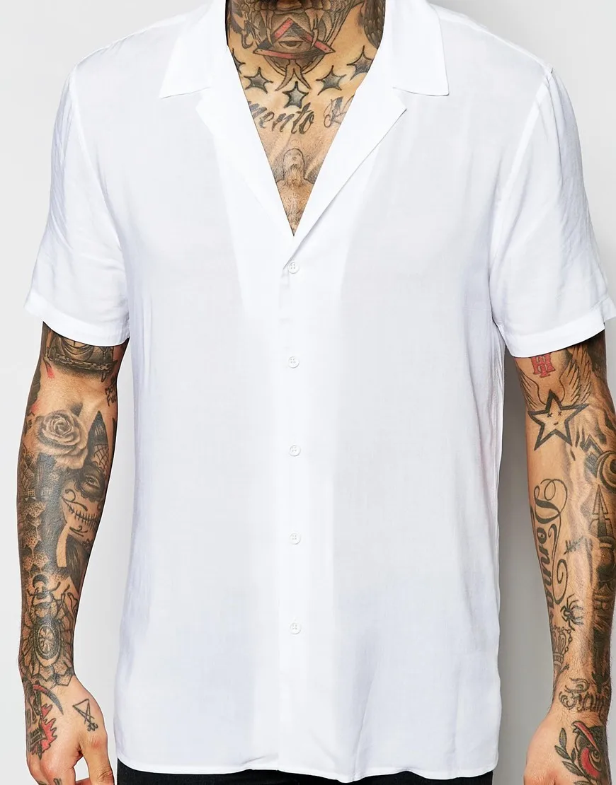 camisas viscosa hombre