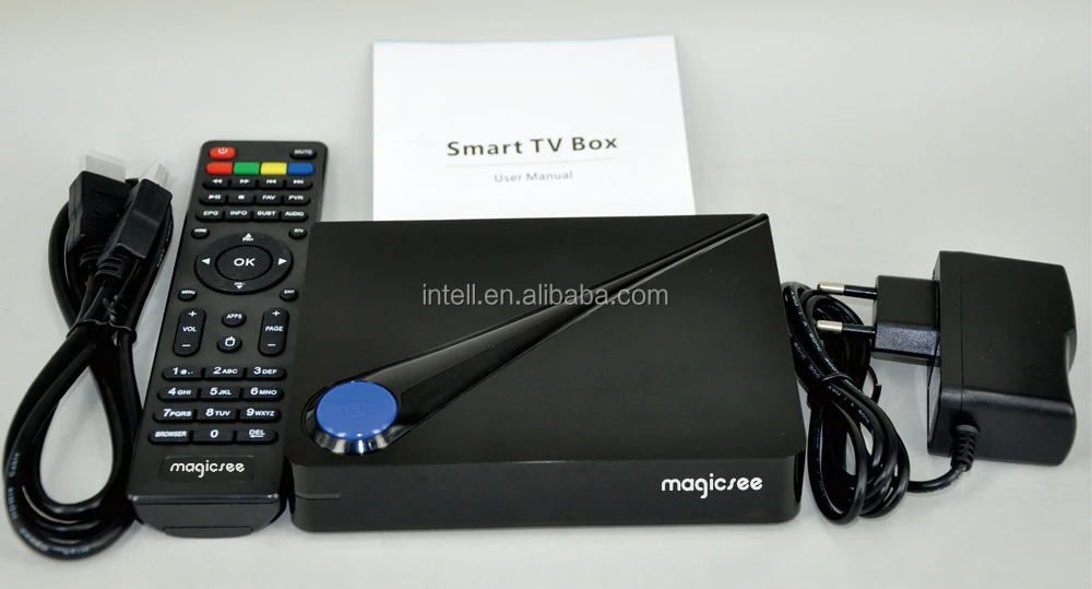 NEW !!! magicsee c300 android DVB-T-C-S2 tv box with triple tuner ISDBT digital satellite 4k andriod decoder amlogic s905 chip