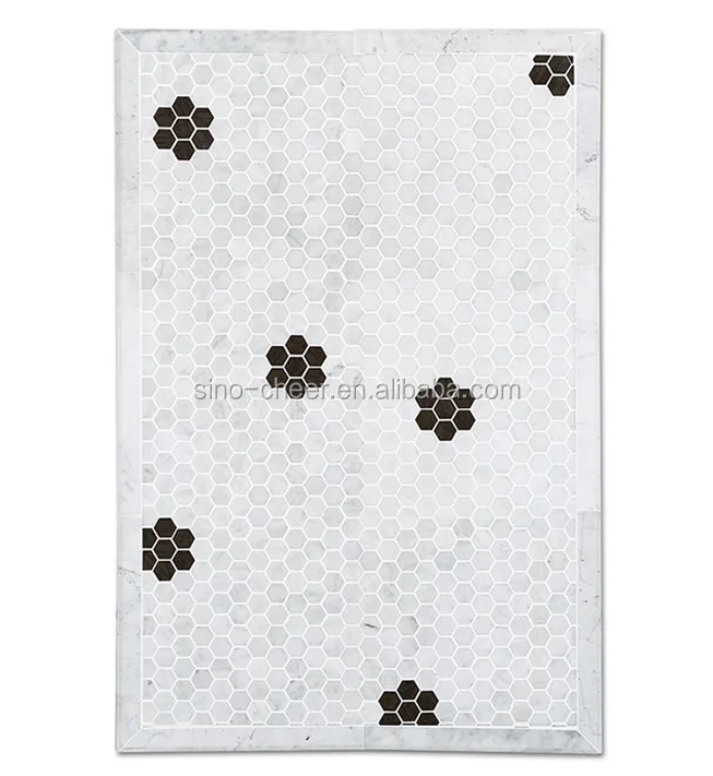 Mejor Precio Italiano Calacatta De Mármol Mosaico Por Chorro De Flor