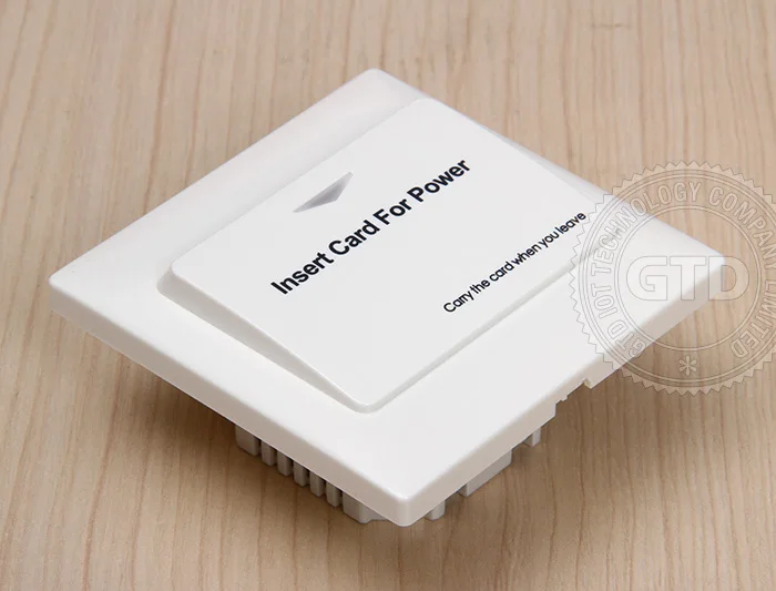 European Standards Key Card Switch For Hotel With Rfid Output/220v Ac