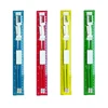 plastic office stationery 5pcs full set into1 ruler