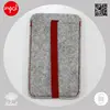 2013 for apple iphone 5 sleek wool felt mobile phone hard case