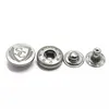 Custom Metal Snap Button With Embossed Logo