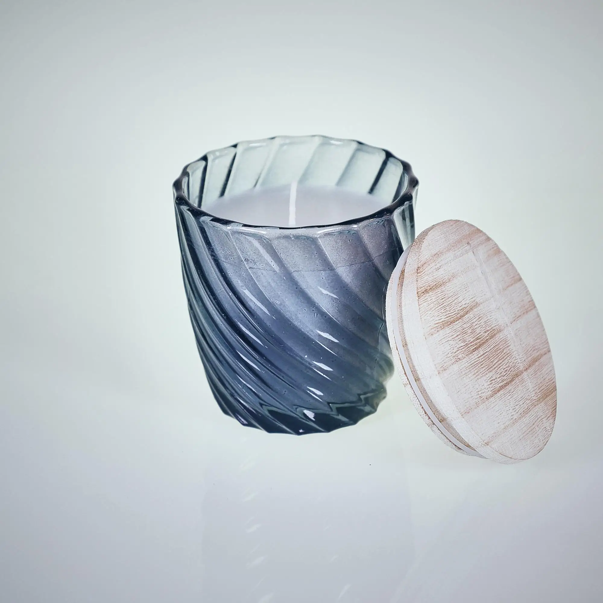 design soy wax scented environmental aromatic glass jar candle