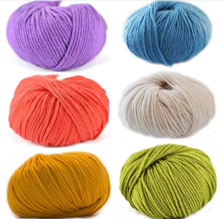 Vivid Color Healthy Dyed Soft Hand Feeling Sweater Knitting Blend Yarn