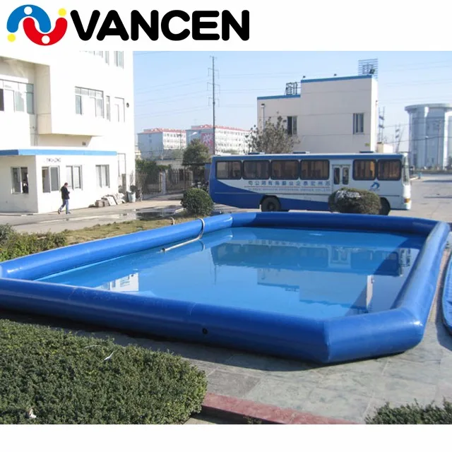 large square swimming pool