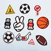2018 new design custom iron on bear garment fabric patches for clothing