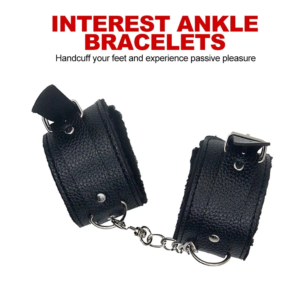 Fetish Teddy and Restraints - Queen Size - Black