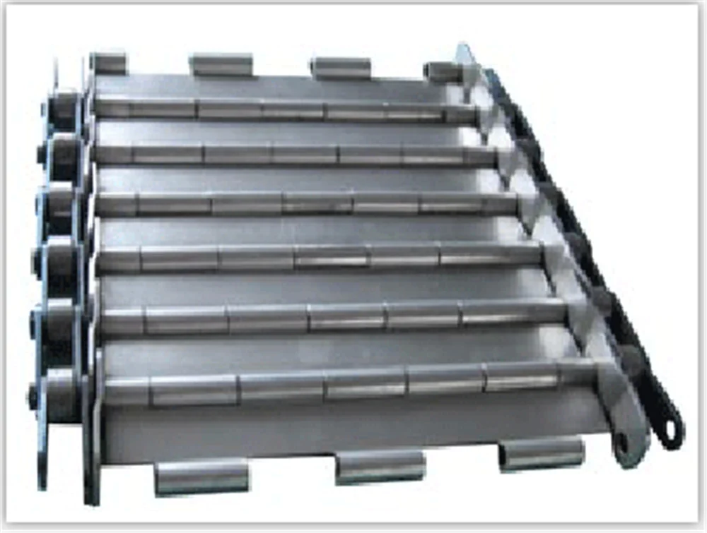 Replacement Apron Pan Roller Chain Conveyor Belts Fluent