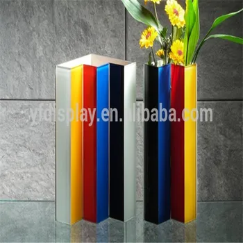 New Design Colorful Acrylic Vase Modern Acrylic Flower Vase