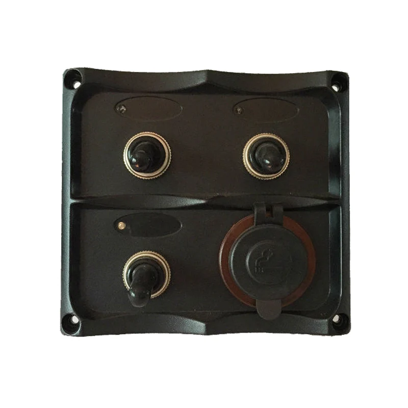 Hot style Marine Toggle switch panel cigarette lighter socket