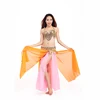 Eygptian Professional Performance Orange Bra & Belt Set Belly Dance Costumes with different Skirt