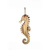 Simple design wood hanging seahorse sculpture