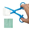 Disposable medical plastic forceps sterile hemostatic tweezers