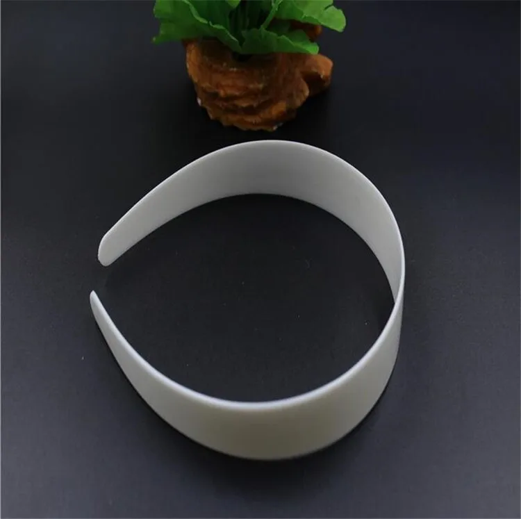 38 Mm White Plastic Headband Blanks Black Headband Buy Hard Plastic