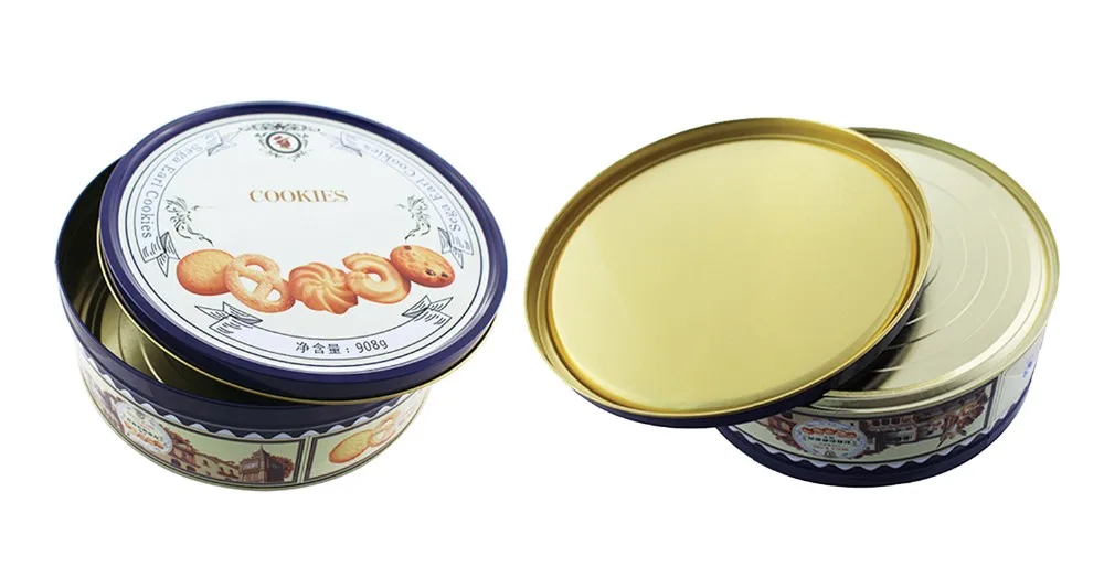 Wholesale Cheap Decorative Round Empty Cookie Tins Buy Empty Cookie