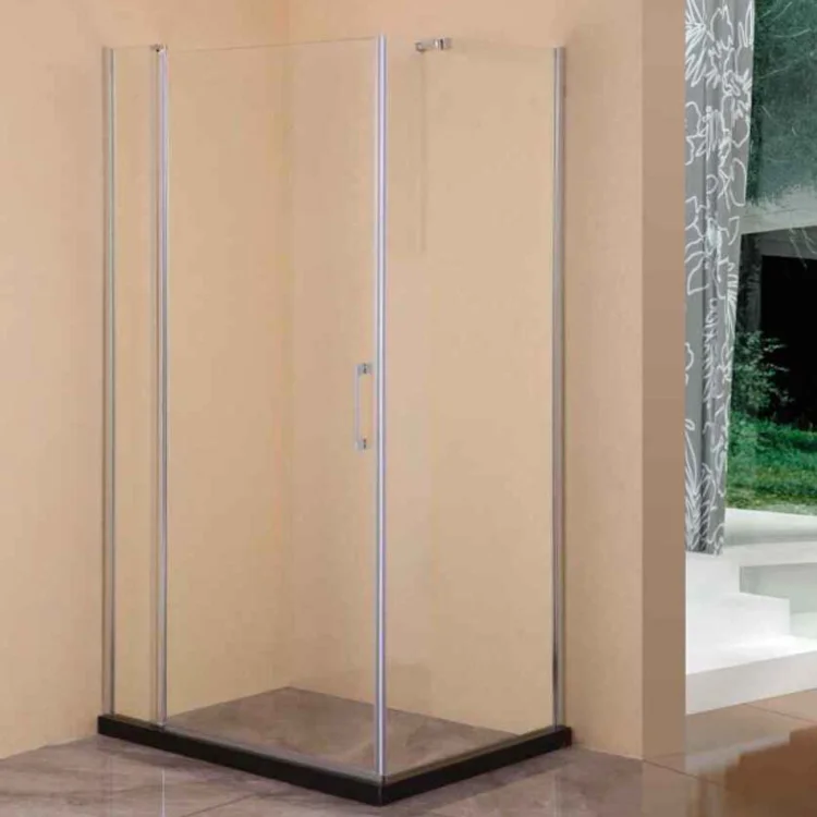 Aluminium pivot shower glass door,6mm tempered glass shower door,sliding shower door