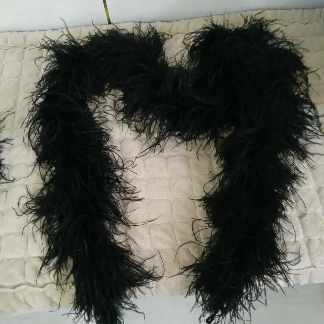 Wholesale Good Soft Cheap Artificial Ostrich Feather Boas 5 Ply Feather
