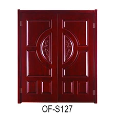 Villas D'entr&eacute;e Design En Teck En Bois Massif Porte D'entr&eacute;e Double