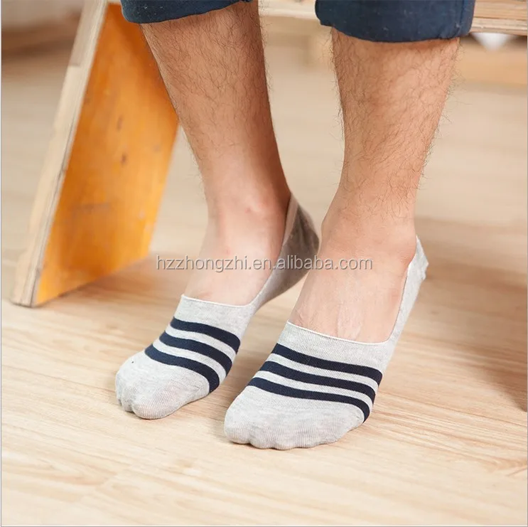 Anti Slip No Show Low Cut Cotton Boat Socks for Men Casual