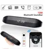 Wireless bluetooth Speaker Sound Bar 3D Stereo Bass Subwoofer Double Speakers LED Clock Display 10W FM AUX TF