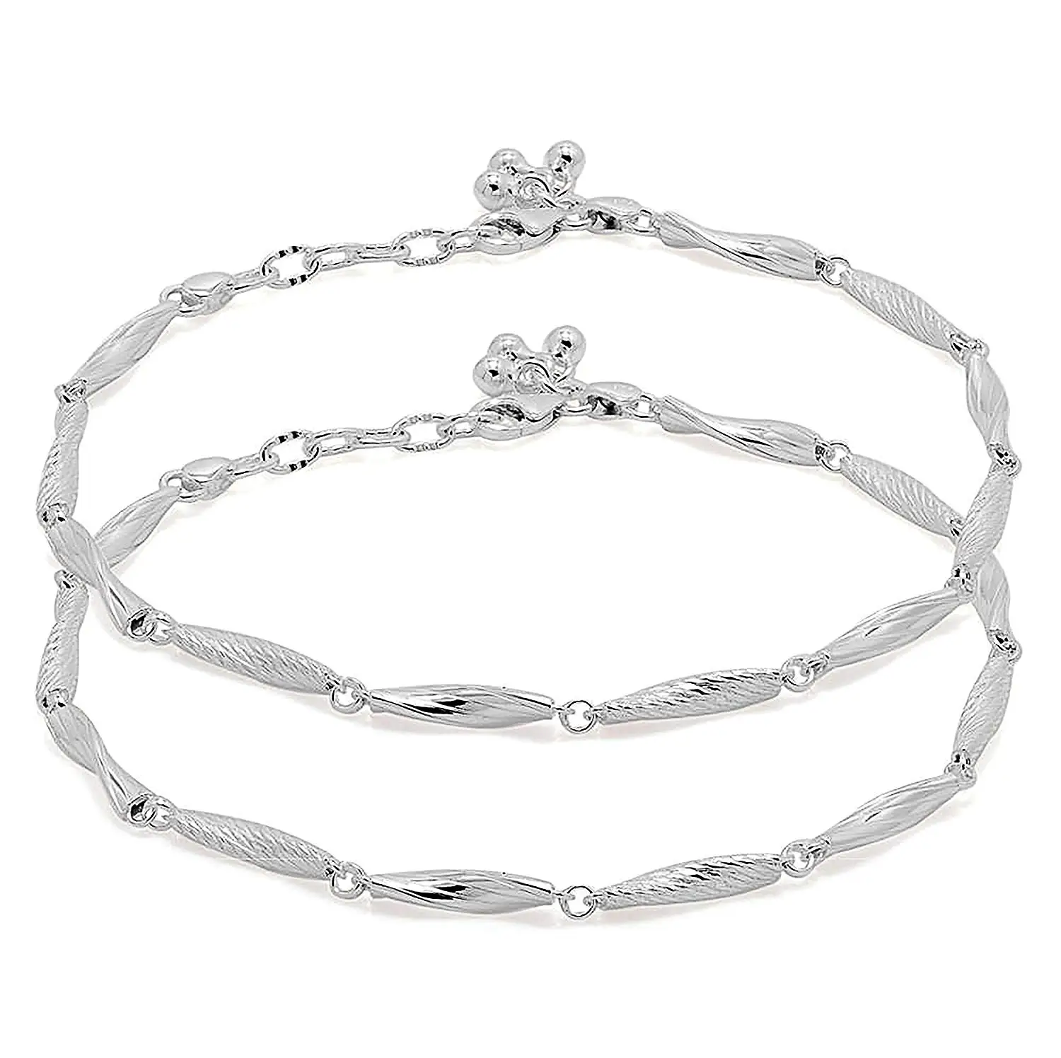 Women D/&D Crafts Sterling Silver Link Anklets For Girls
