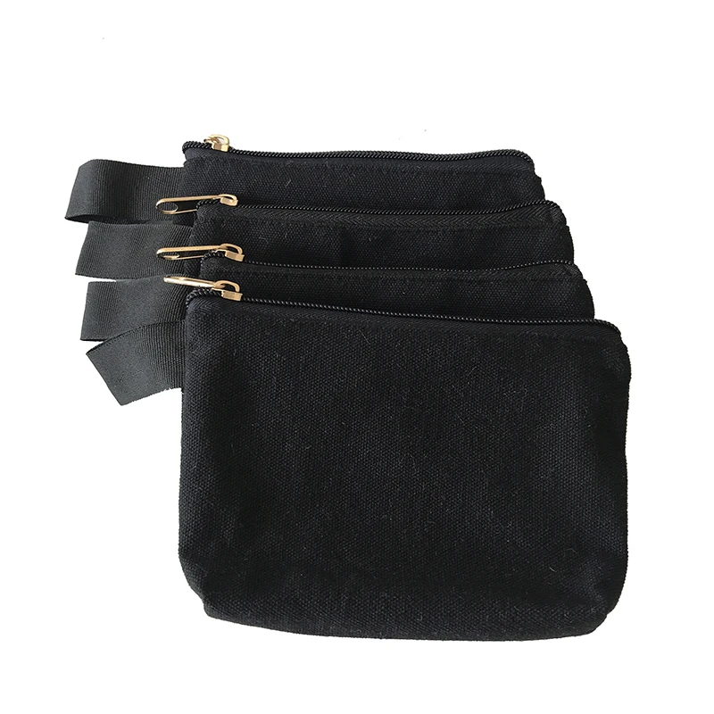 Custom Portable Small Black Square Bottom Cotton Canvas Zipper Tool Kit Bags Buy Canvas Tool