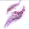 1pcs Handmade Beaded Sequins Lace Applique 3D Flower Patch Motif Costume Wedding DIY Decorative Accessories D675