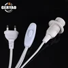 Customized European type 2 pin round power plug + 8S.304 switch + electrical wire + E14 lamphoder light cord kit