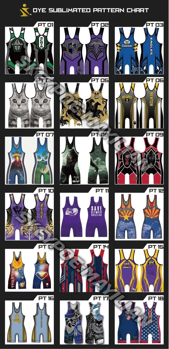 Wrestling Singlet Pattern Free Design Kids Wrestling Singlet Buy