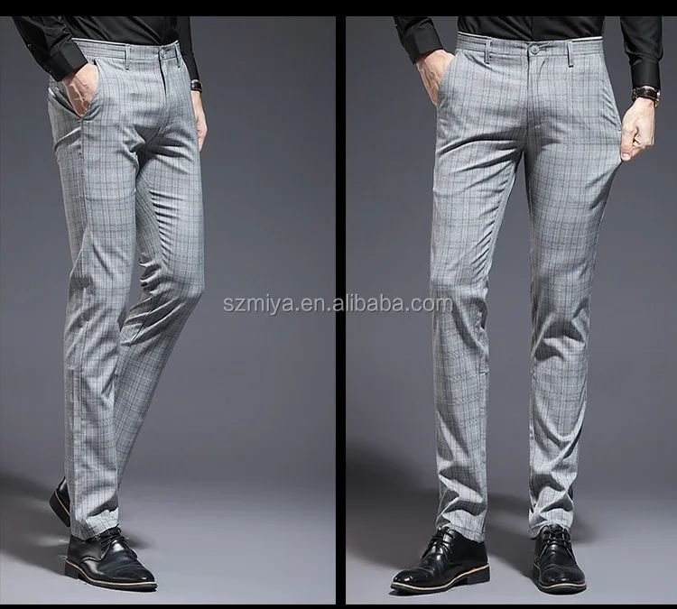 Pantalones A Cuadros Clásicos Para Hombre,Moda,Entallados,Clásicos - Buy  Pantalones A Cuadros Para Hombres,Pantalones De Traje A Cuadros,Pantalones  De Moda Para Hombres Product on Alibaba.com
