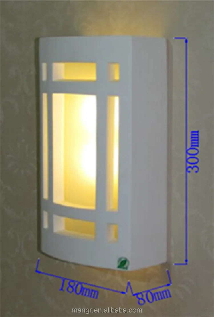 2016 witte moderne lampen en lantaarns gips e14 ontwerp populaire ...