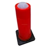 Standard 28" High Solid Orange One piece foamed reflective traffic cone cup, pvc trafic cone