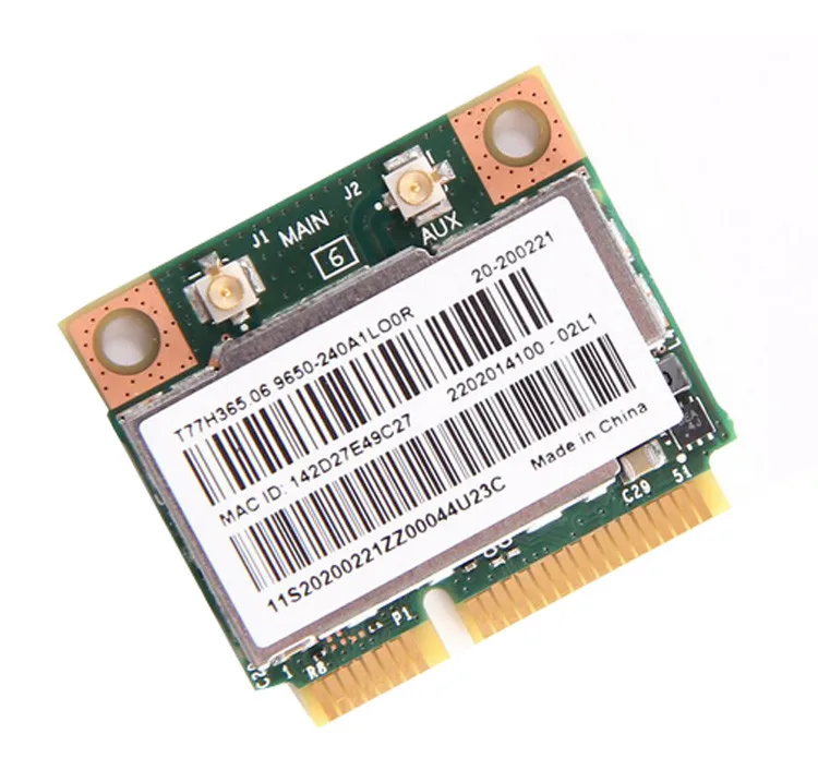 Wrreless BCM943228HMB 300Mps 2.4//5GHz Bluetooth 4.0 Mini PCI-E Laptop Wifi Card
