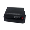 4 channel telephone fc interface ethernet pcm voice transfer fiber optic transceiver