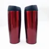 2018 new double wall thermos stainless steel mug with button lid