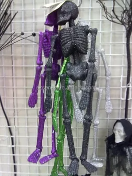 Colorful Glitter Plastic Halloween Decorations Skeleton - Plastic Halloween Decorations Colorful Glitter Plastic Halloween Decorations Skeleton - Plastic Halloween Decorations