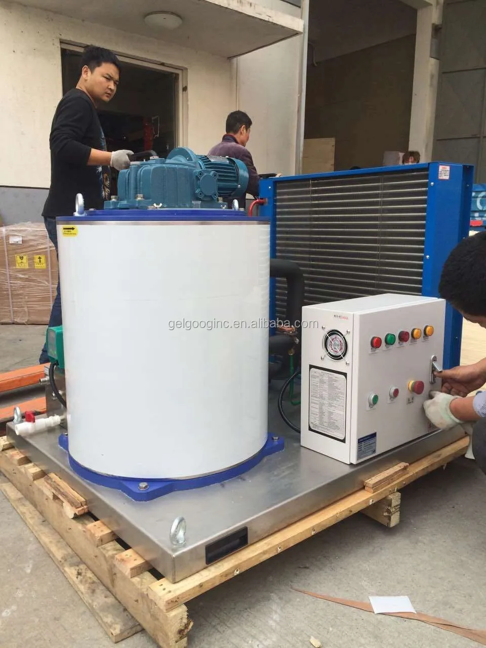 Portable Home Flake Ice Maker Machine Salt Water Ice Flake Machine