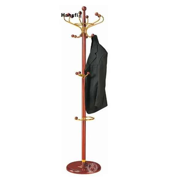 Vintage Coat Rack With Mirror 1930s
