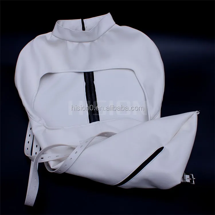 New Style Bondage Arm Glove Costume Pu Leather Arms Bound Lingerie Against Back In One Piece