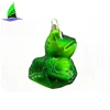 Christmas Glass Hanging Ornament Green Frog Ornament Festival Party Home Christmas Decor