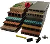 Eco-friendly plastic outdoor decking wood composite plastic flooring